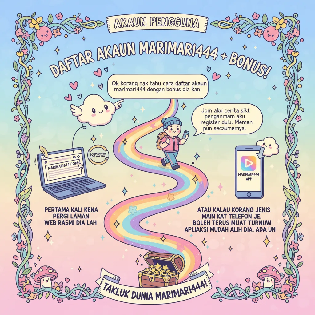 Cara Daftar Akaun marimari444 & Bonus