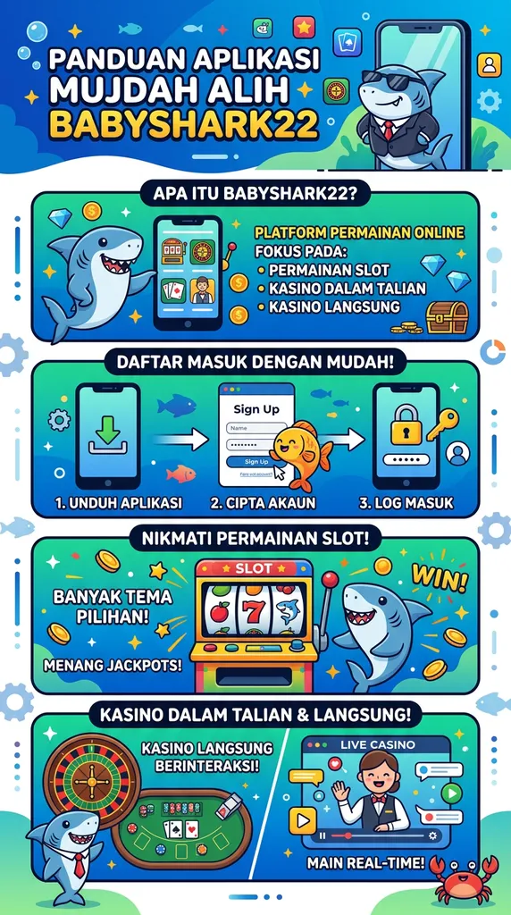 Panduan Daftar Masuk babyshark22 & Aplikasi Mudah Alih