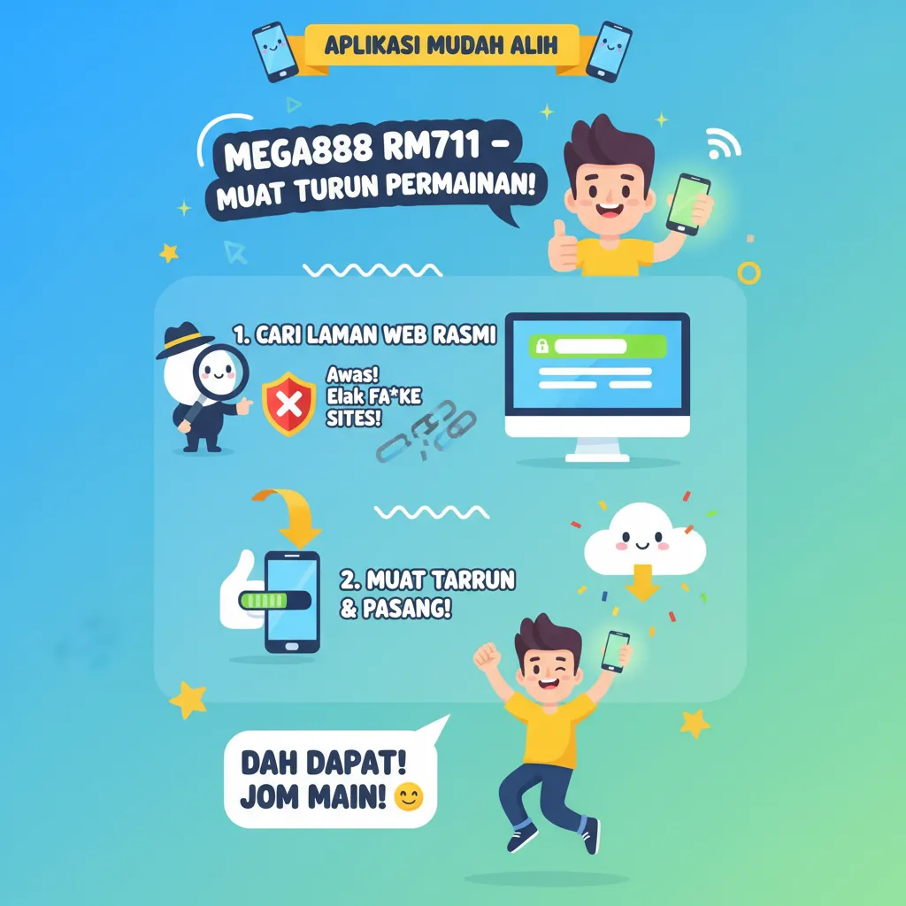 Cara Muat Turun Permainan Mega888 RM711