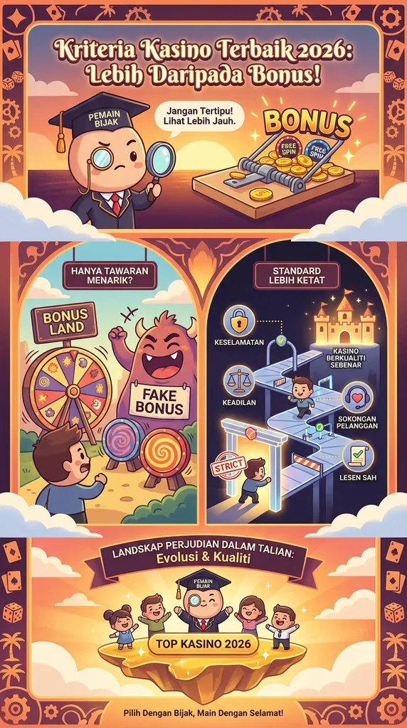 Kriteria Kasino Terbaik 2026