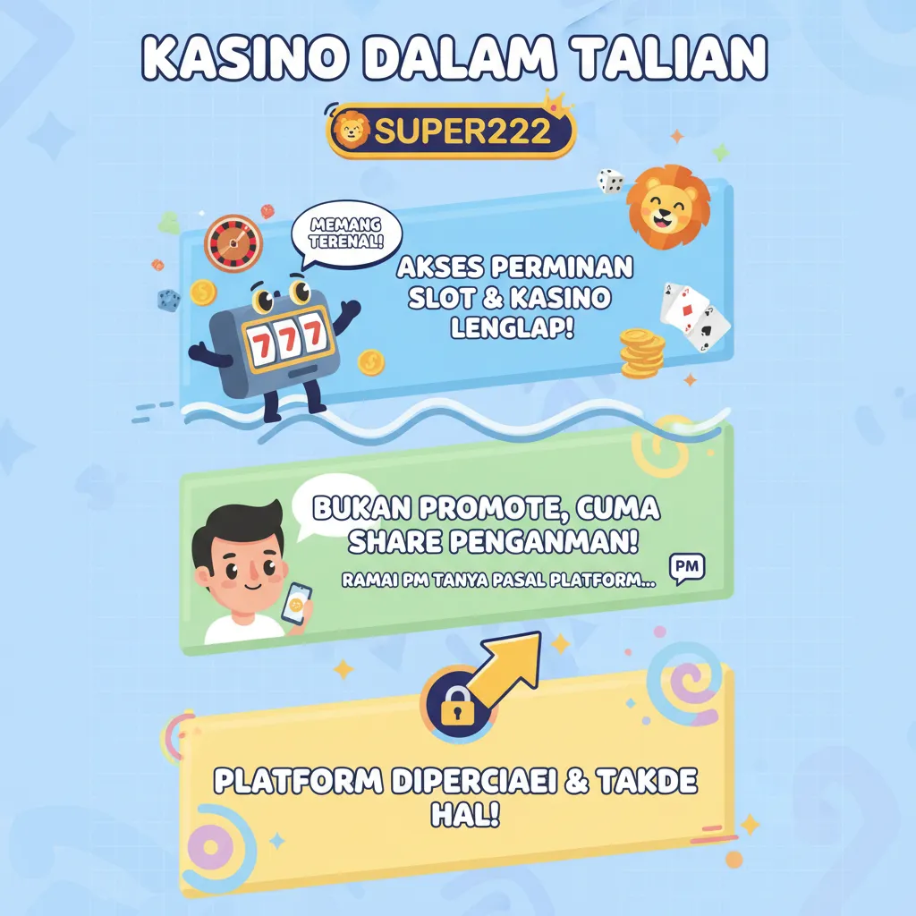 Super222: Akses Permainan Slot & Kasino