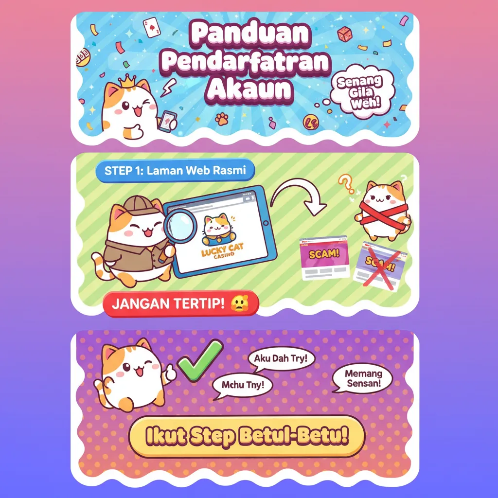 Panduan Pendaftaran Akaun Pussy777