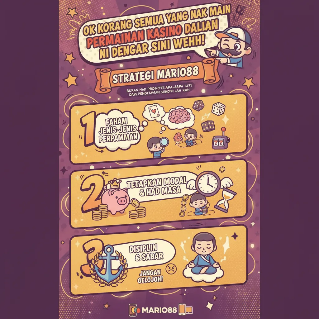 Mario88: Strategi Permainan Kasino Dalam Talian