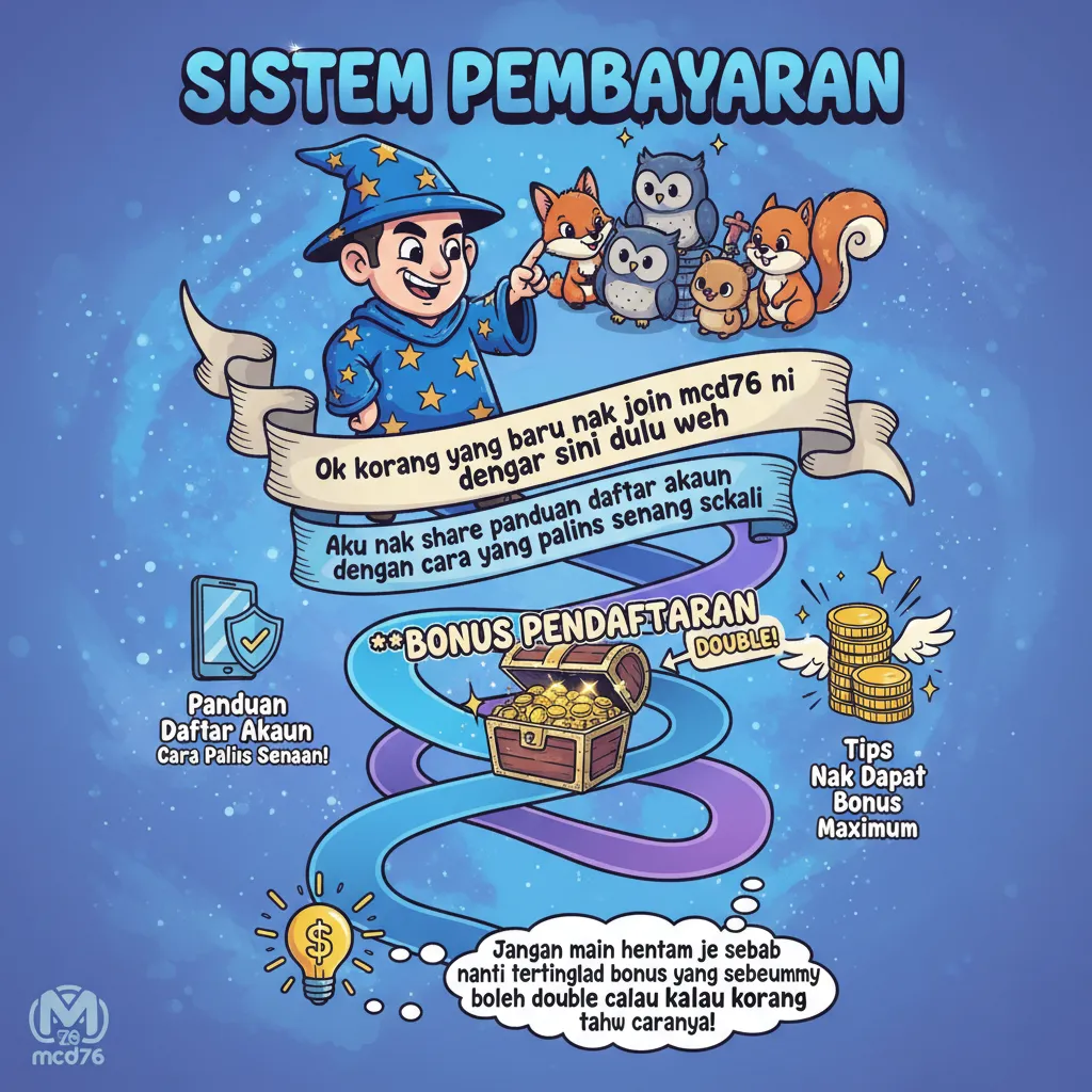 Panduan Mendaftar Akaun mcd76 & Bonus