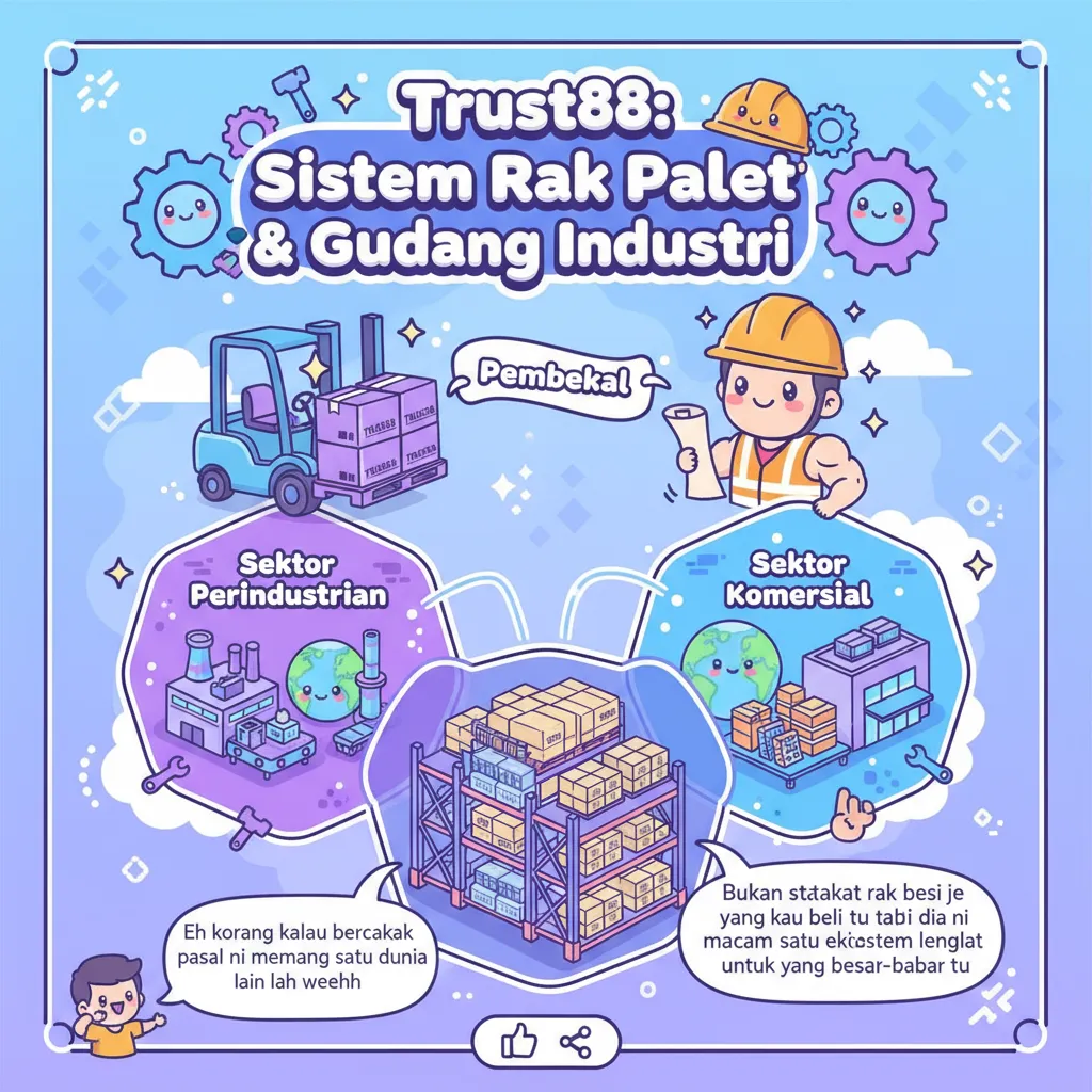 Trust88: Sistem Rak Palet & Gudang Industri